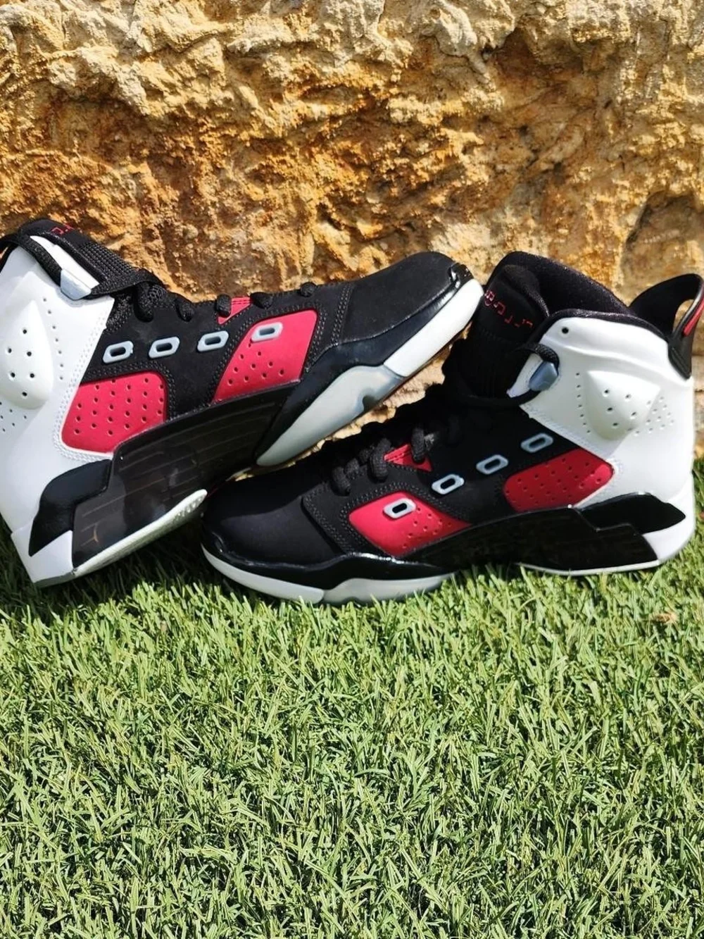 Air Jordan 6-17-23 Black/Red/White Basketball Shoes